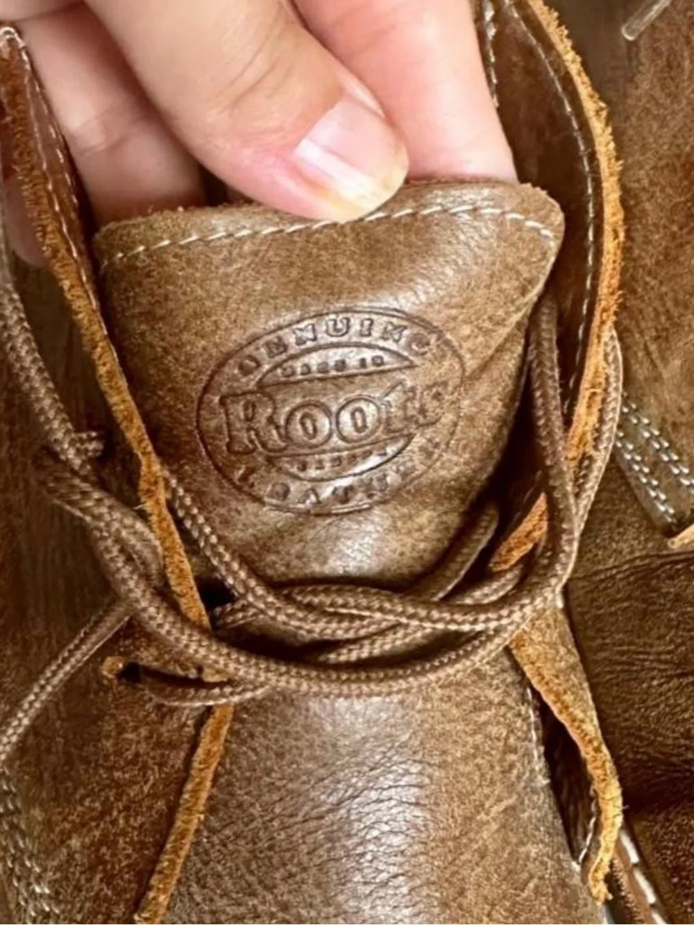 Roots Canada Women's Chukka Boot Tribe Brown Learher Size 11